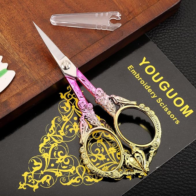 YOUGUOM Sewing Embroidery Scissors – Small Precision Detail Scissor - Image 2