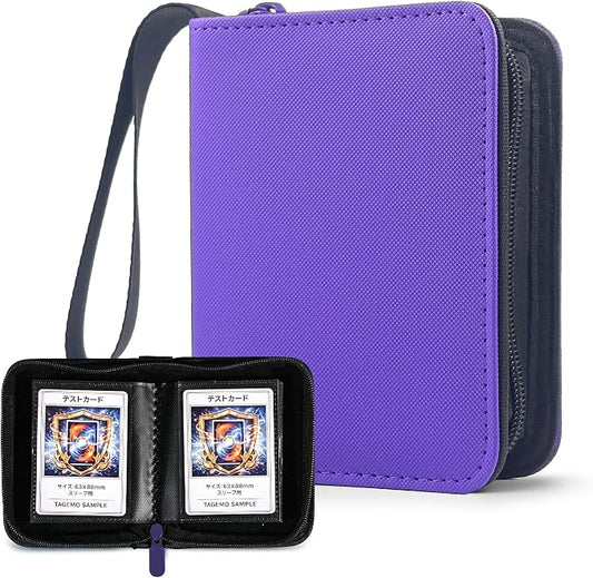 Mini Trading Card Binder Album, 1 Pocket Card Binder by Tagemo