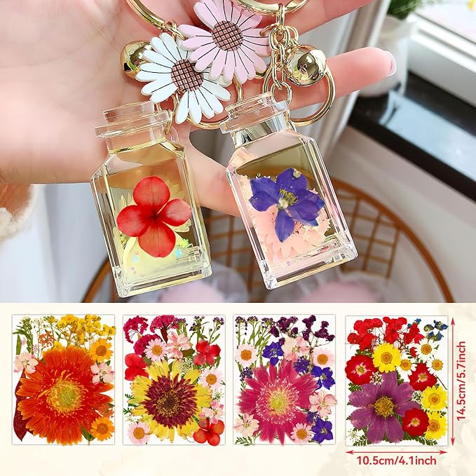 Augshy Pressed Dried Flowers, Soap Making, Scrapbooking, Epoxy Resin Supplies - Image 2