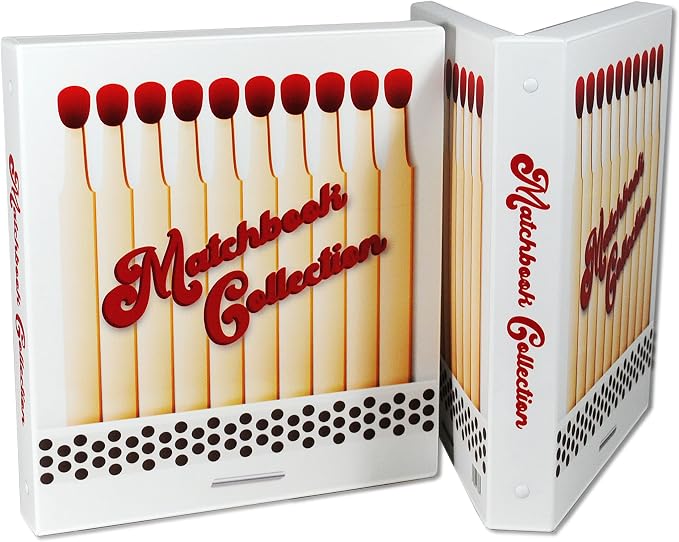 UniKeep Matchbook Cover Collection Storage Album & Display Case | Includes 15 - Image 8