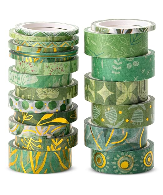 Mr. Pen- Washi Tape Set, 21 Rolls, 5.5 Yards/Roll | Washi Tape by MrPen