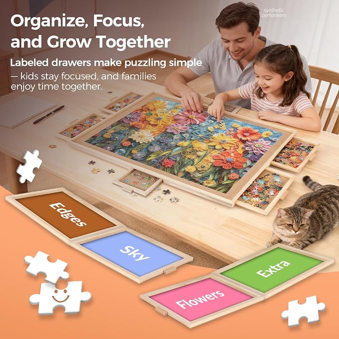 ALL4JIG 1000 Pieces Rotating Puzzle Board - Image 3