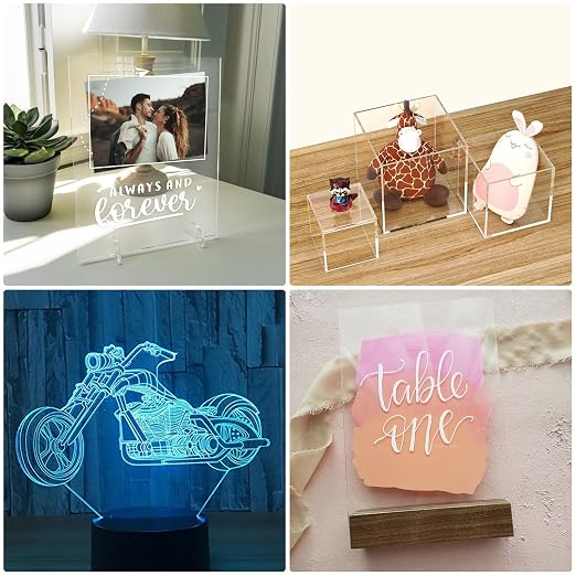 KAITELA Clear Acrylic Sheet 8" x 10" Cast Plexiglass Panel 1/8" Thick - Image 7