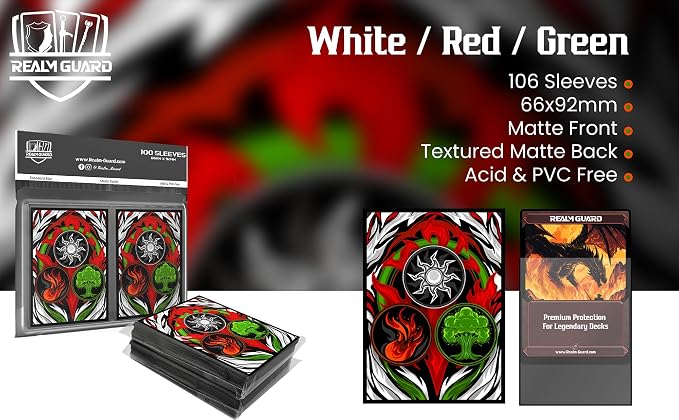 100ct Textured Matte TCG/MTG Card Art Sleeves - Image 3