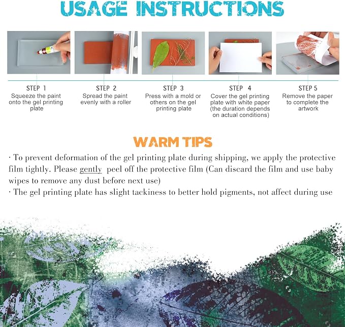 Vollence 12" X 12" Gel Printing Plate - Image 5