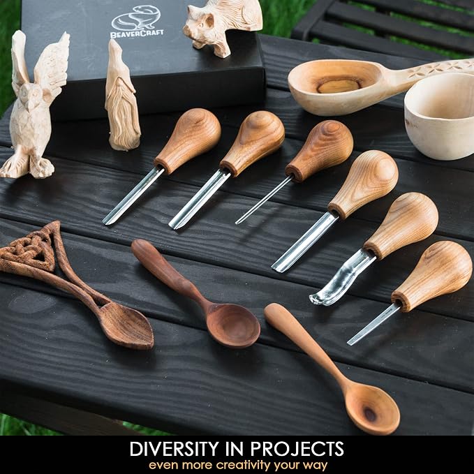 BeaverCraft Wood Carving Gouges Kit SC05 - Image 4