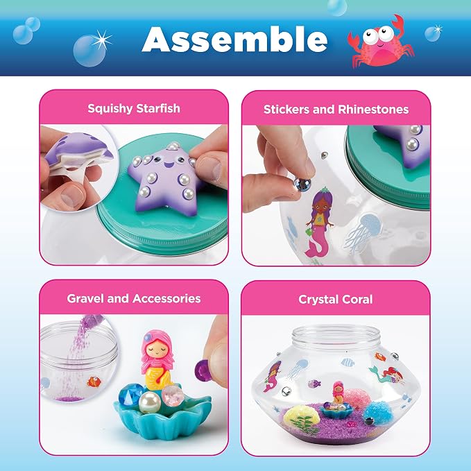 Creativity for Kids Crystal Mermaid Terrarium Kit - Image 5