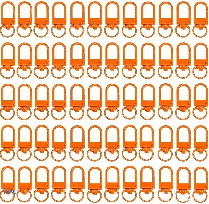 Keychain Clasp Keychain Clip Accessories Bulk 60pcs Colorful Lobster Claw Clasps by Cmidy