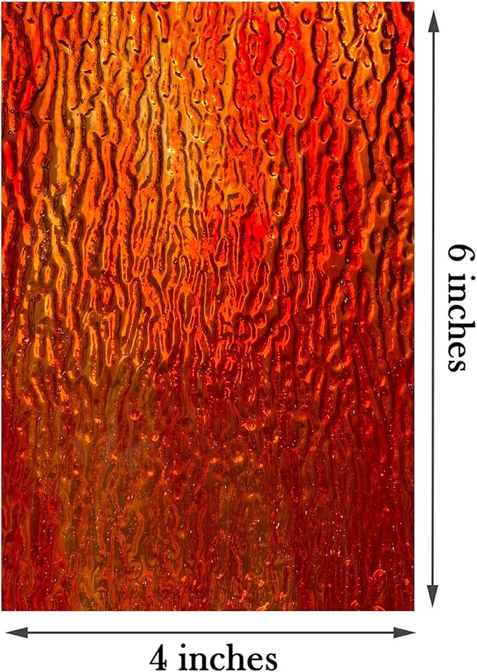 LITMIND 12 Sheets Stained Glass Sheets Variety Pack, 4 x 6 inch Cathedral Glass - Image 5