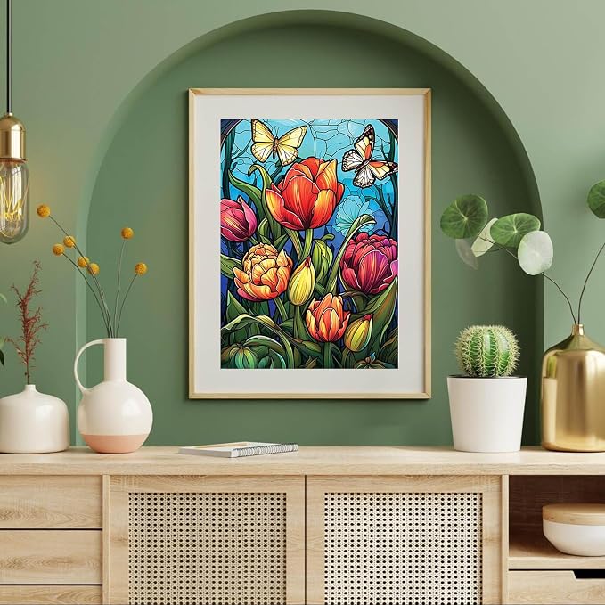 Legrace Flower Diamond Art Painting Kits - Image 2