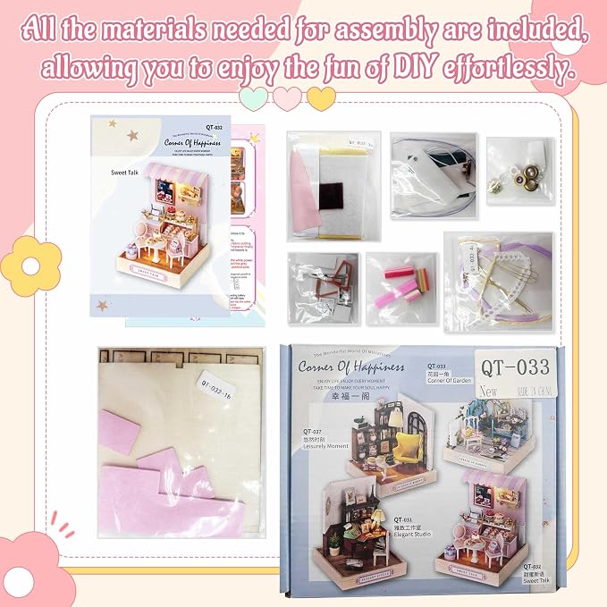 Flever Dollhouse Miniature DIY House Kit Creative Room - Image 7
