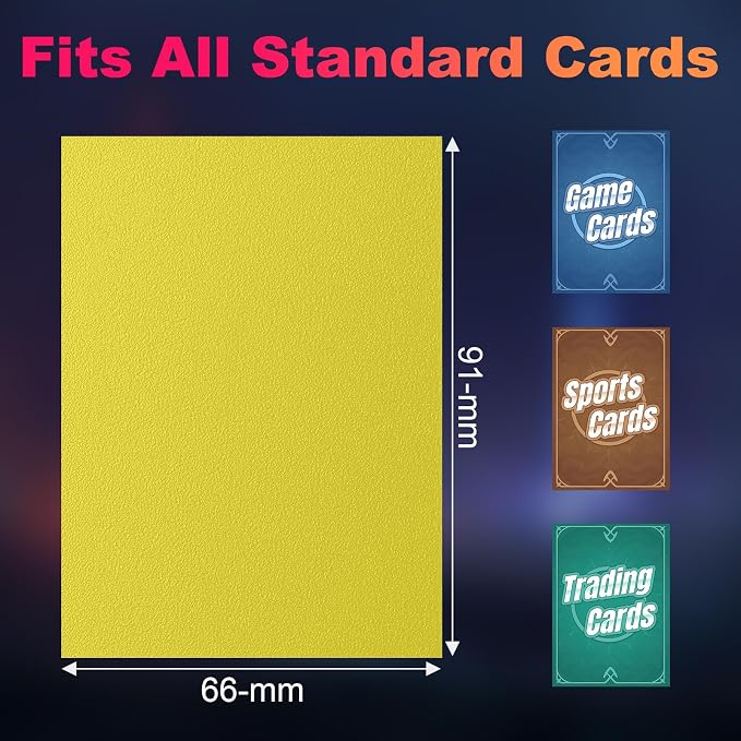 200 Pack Card Sleeves, Matte Dual Trading Card Sleeves - Image 6