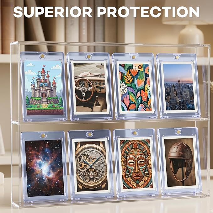 32ct Magnetic Card Holders, 35pt One Touch Card Holder, U-V Protection Hard - Image 6