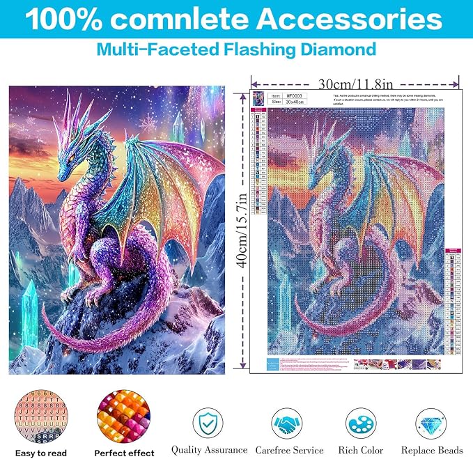 Meothan Square Drills Diamond Painting Kits - Image 3