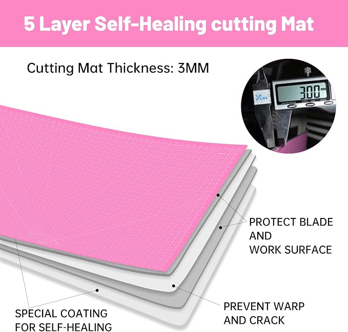 Headley Tools Thickened 36 x 48 Inch Self Healing Sewing Cutting Mat, A0 Rotary - Image 4