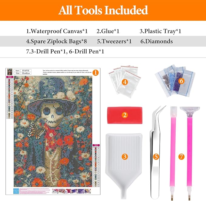 Offito Halloween Diamond Art Kits - Image 5