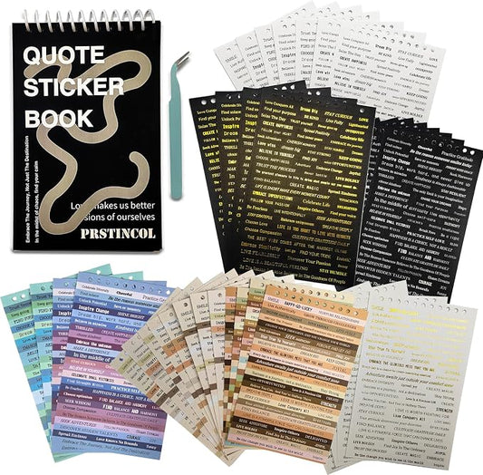 PRSTINCOL 2370 Pcs Word Stickers by PRSTINCOL
