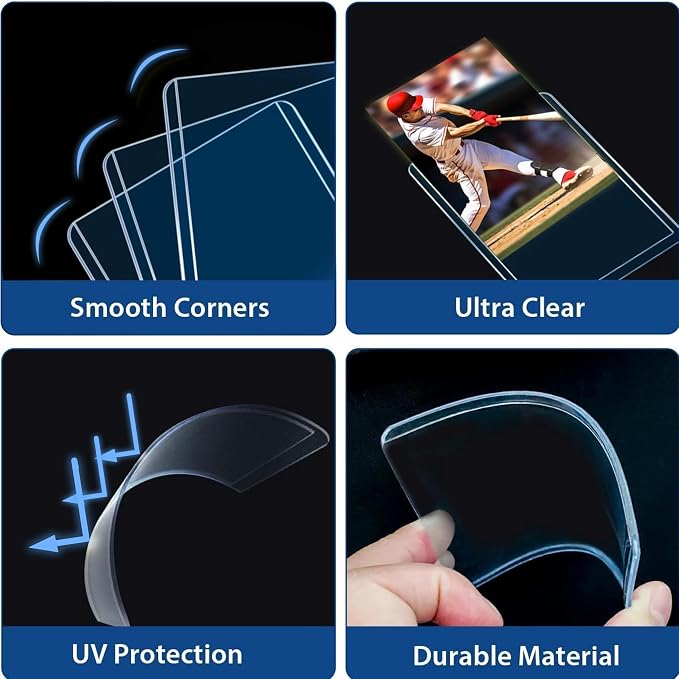 310 Pcs Card Sleeves, Premium Plastic Top Loaders - Image 3