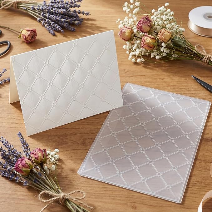 Tufted 3D Embossing Folder for Card Making, Paper Crafting, DIY Crafts and - Image 4
