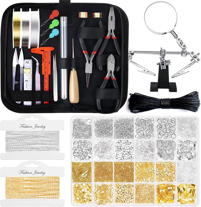 shynek 1857 Pcs Jewelry Making Supplies Kit by shynek