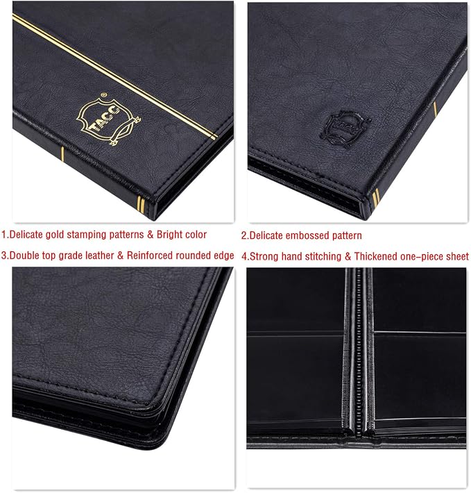 Ettonsun Leather 60-Pocket Dollar Bill Holders - Image 5
