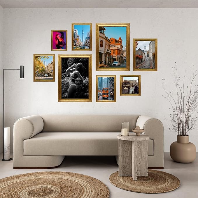 KTKDE 20x24 Picture Frame Set of 2, Ornate Vintage Poster Frames- 20 x 24 - Image 5