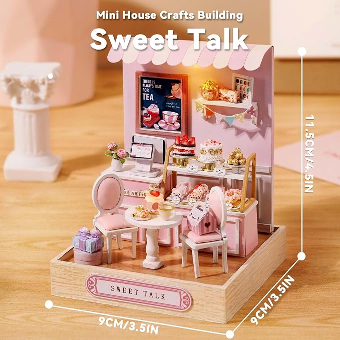 Flever Dollhouse Miniature DIY House Kit Creative Room - Image 2