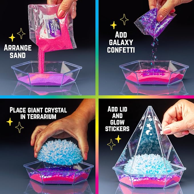 Original Stationery Starry Night Giant Crystal Growing Terrarium Kit - Image 5