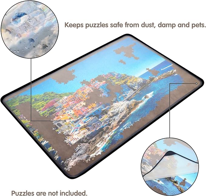 Tektalk Jigsaw Puzzle Board Portable Puzzle Mat - Image 2