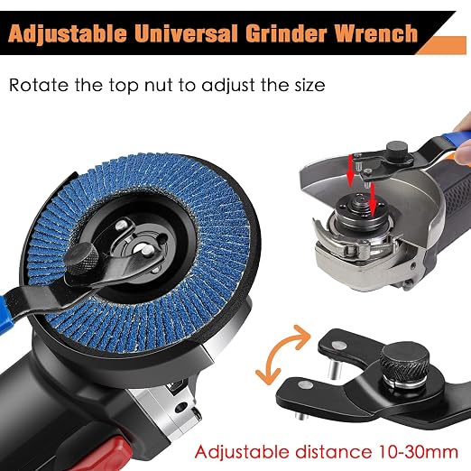 11PCS Wood Carving Disc Set for 4" or 4 1/2" Angle Grinder, Stump Tool Grinding - Image 5