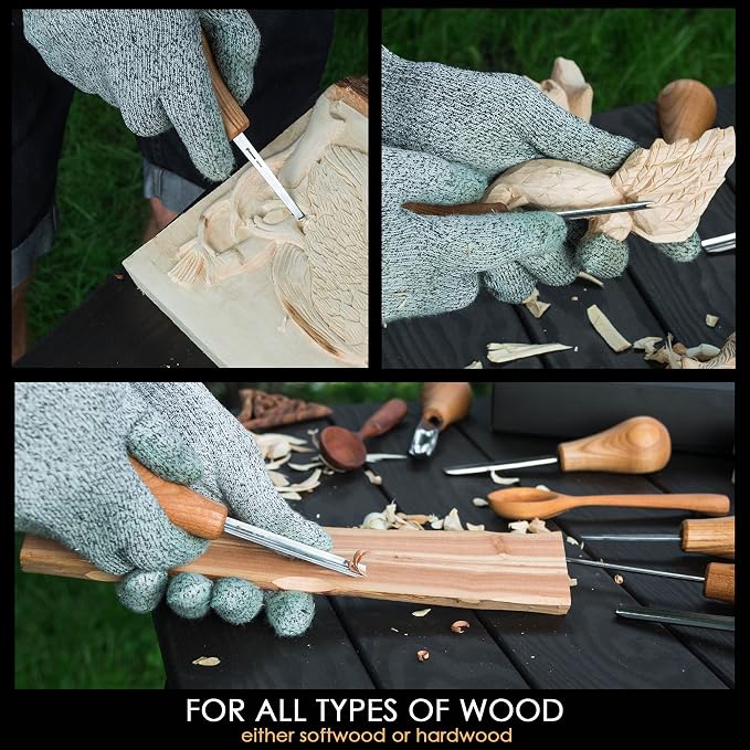 BeaverCraft Wood Carving Gouges Kit SC05 - Image 6