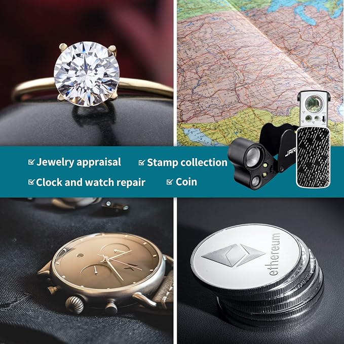 JARLINK 2 Pack Jewelers Loupe - Image 6
