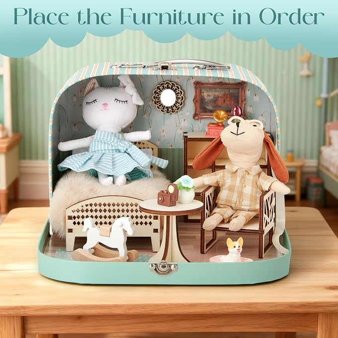 TUZT Portable Dollhouse Suitcase - Image 3