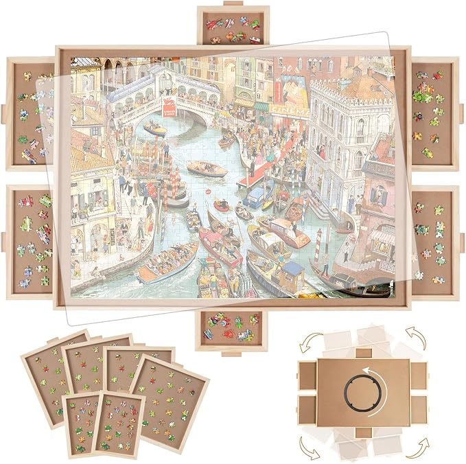 BuilderButler 1500 Pieces Rotating Puzzle Board by Unknown