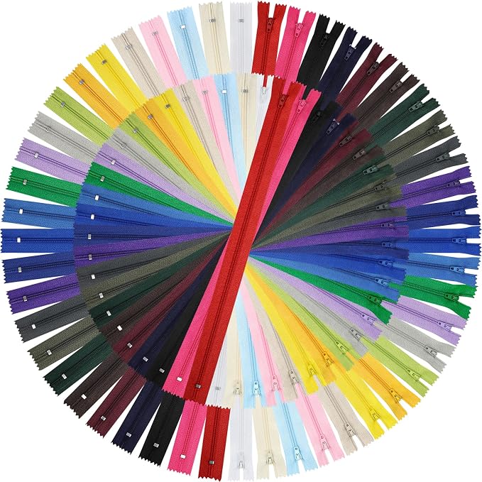 Zippers for Sewing, DOITEM Nylon Coil Zippers by DOITEM