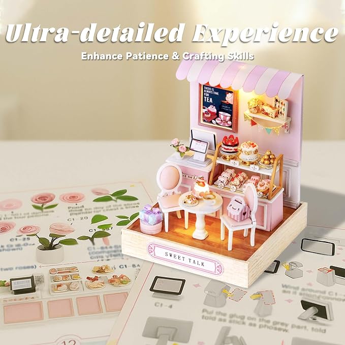 Flever Dollhouse Miniature DIY House Kit Creative Room - Image 8