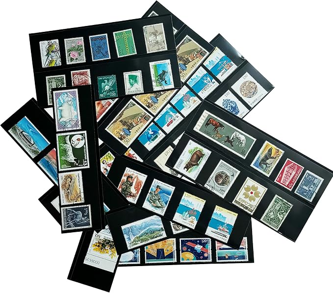 Philatelic Display Black Card Stamp Cover Stamp Collection Stamp Storage - Image 7