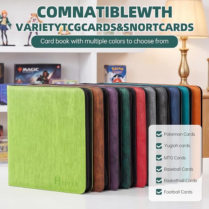 Card Binder 12 Pocket, Premium 720 Double Sided Pocket Collection Binder - Image 4