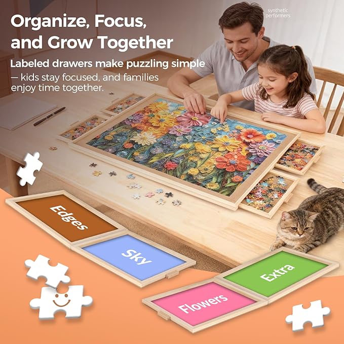 ALL4JIG 1500 Piece Rotating Puzzle Board - Image 3