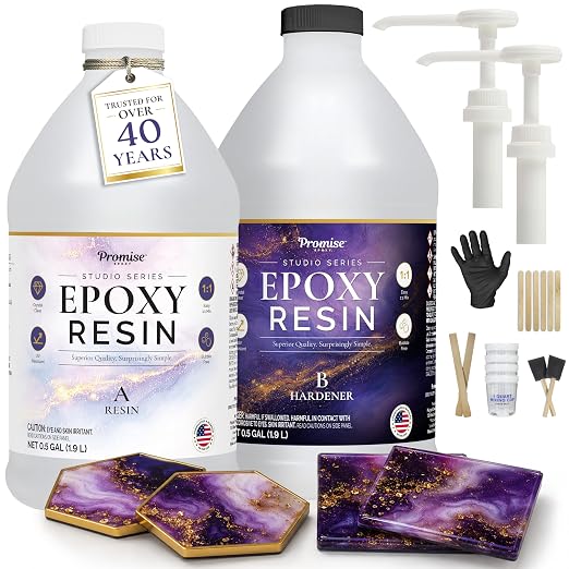 Promise Epoxy Studio Series Epoxy Resin Kit 1 Gallon by PromiseEpoxy