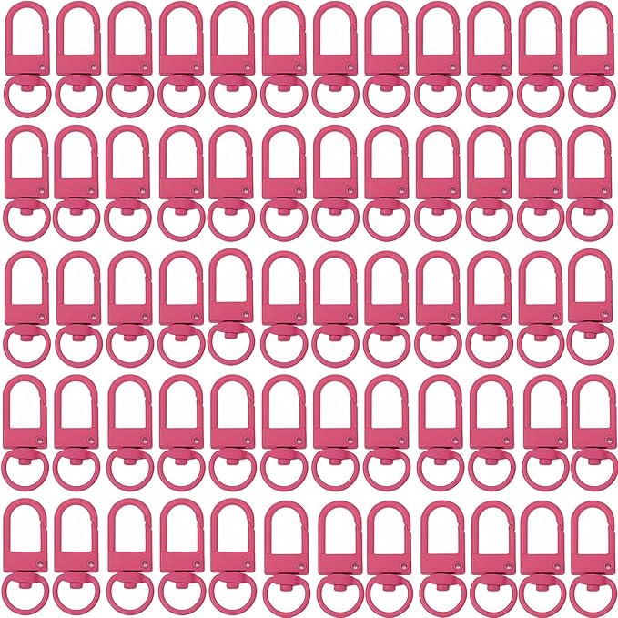 Keychain Clasp Keychain Clip Accessories Bulk 60pcs Colorful Lobster Claw Clasps by Cmidy