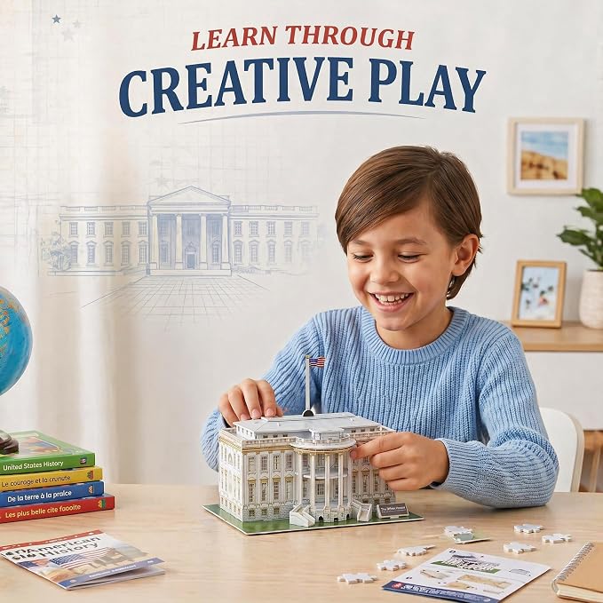 Liberty Imports The White House 3D Puzzle - Image 6