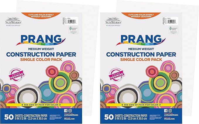 Prang Construction Paper, 50 Sheets by CreativityStreet%C2%AE