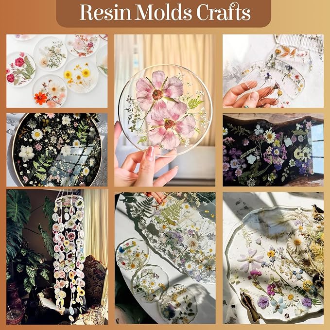 85Pcs Boho Dried Flowers for Crafts, Real Natural Pressed Flowers for Crafts - Image 5