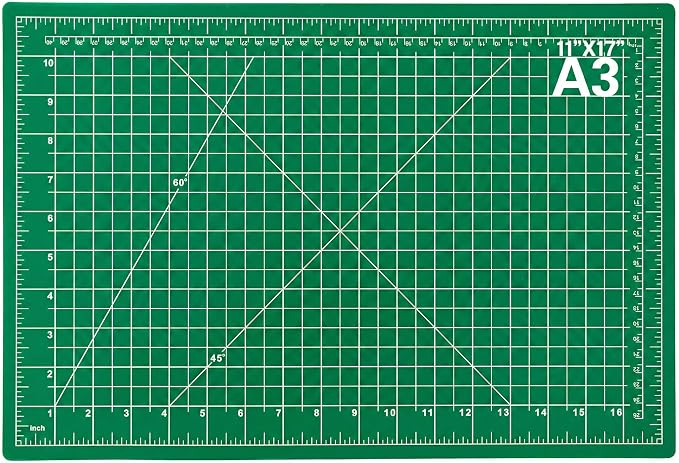 Self Healing Cutting Mat 11x17 Inch by INTATIKOO