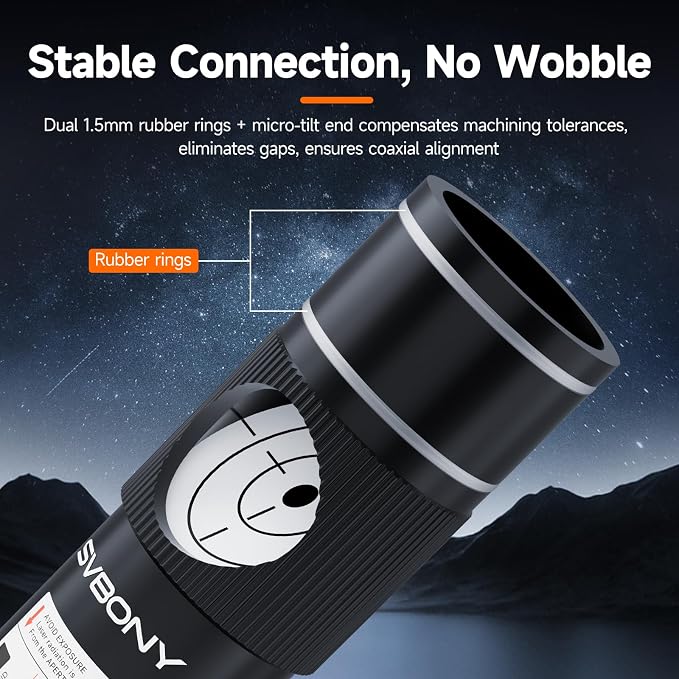 SVBONY SV121 Next-Generation Red Laser Collimator, 1.25 inch Adjustable - Image 6