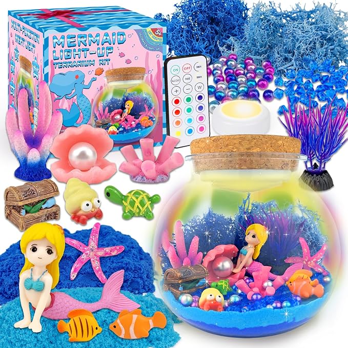 7july Mermaid Terrarium Craft Kit by 7july