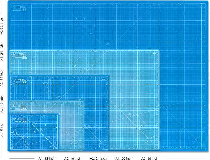 Elan Cutting Mat 36x60 Blue, Extra Large Self Healing Cutting Mat 36 x 60 Inch - Image 5
