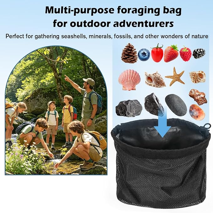Outdoor Rock Collecting Bag，Foldable Shelling Bag - Image 7