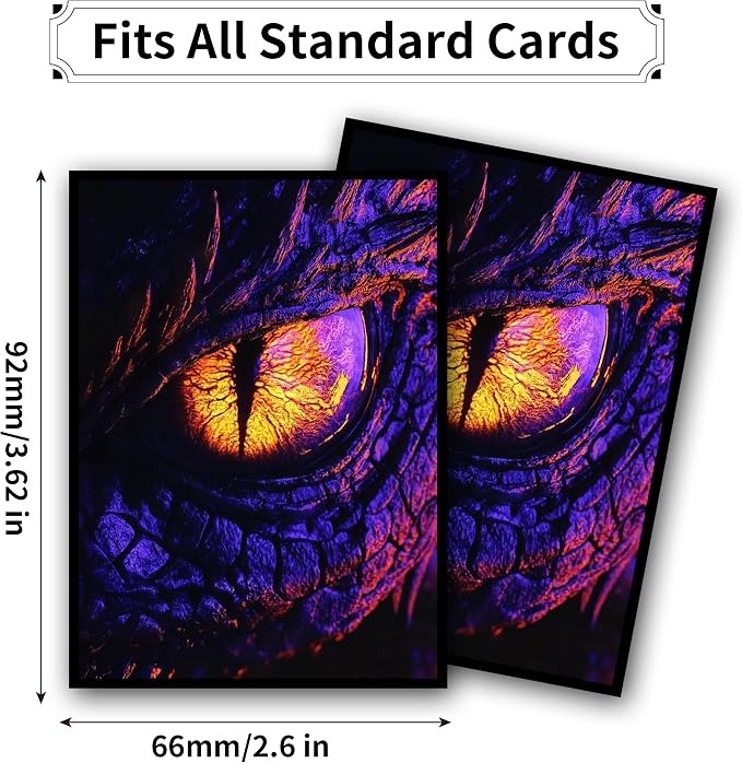 MTG Card Sleeves, Ultra Clear Front & Matte Finish Back - Image 5